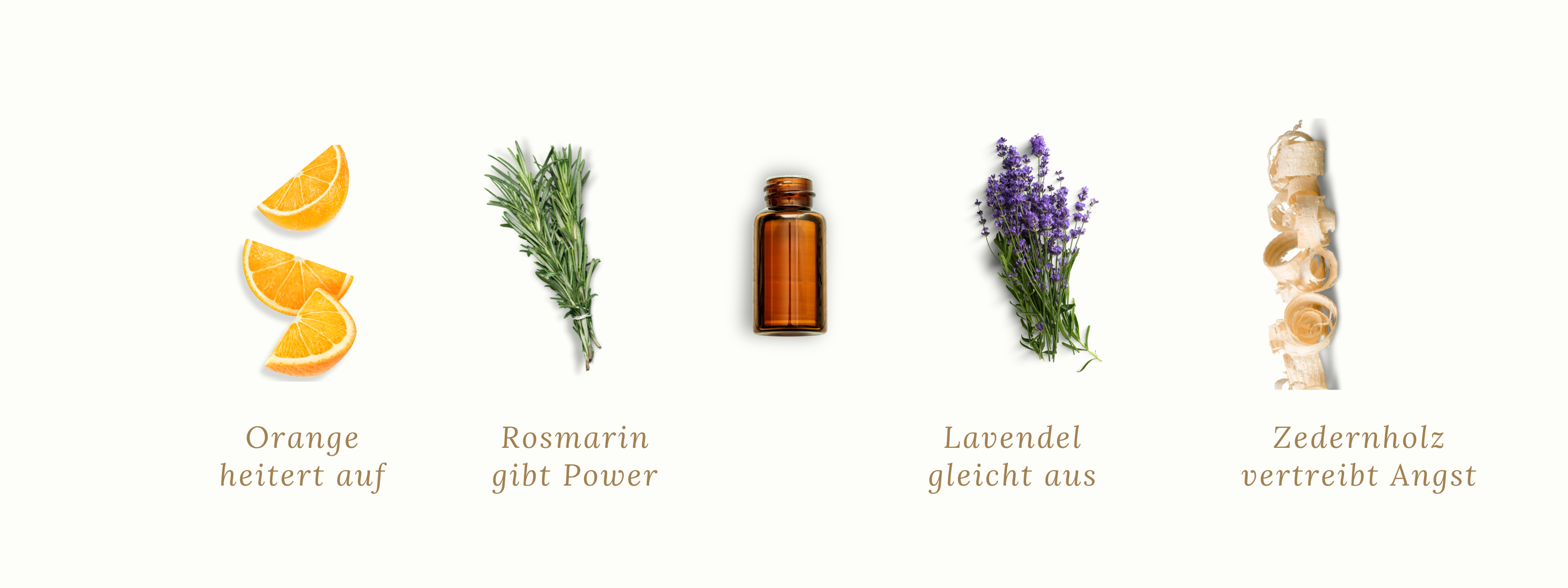 Duftmischung JOY OF LIFE mit Orange, Rosmarin, Lavendel und Zedernholz