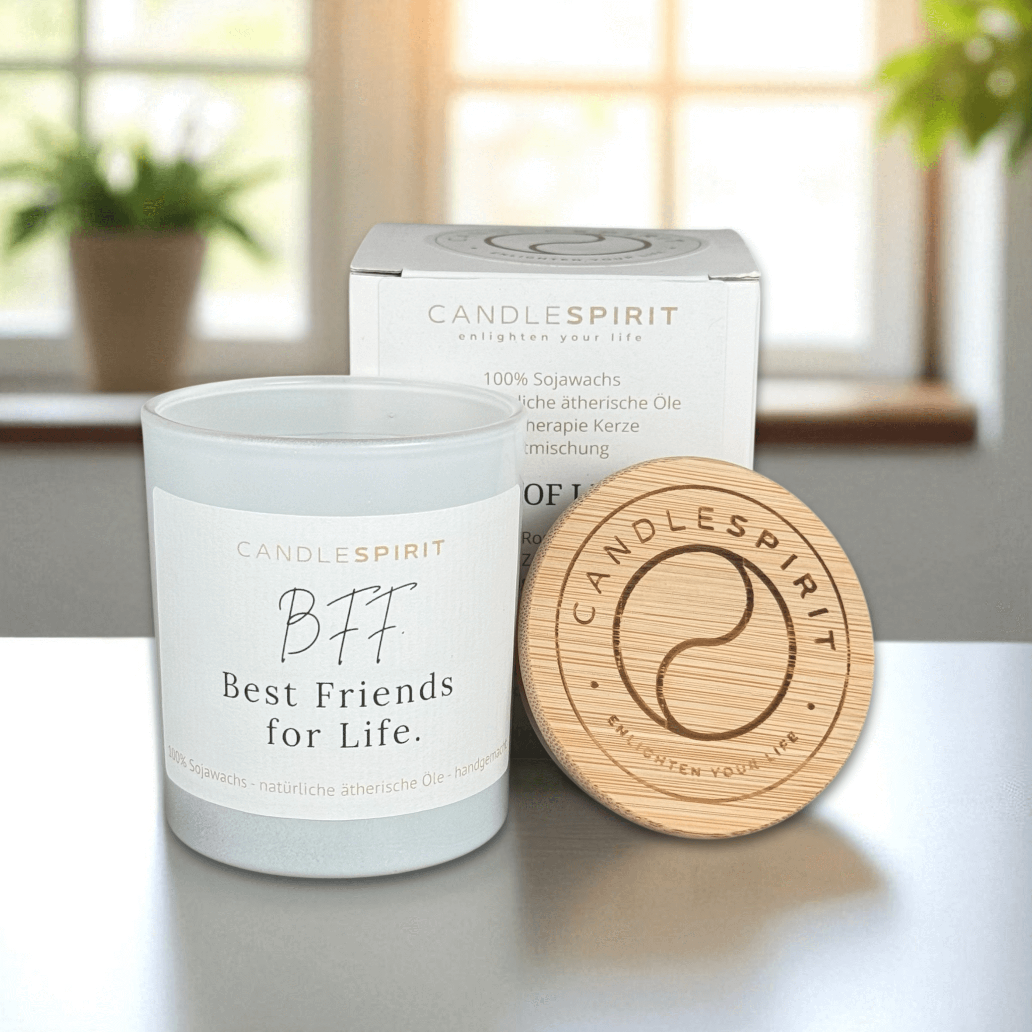 "BFF. Best Friends for Life" | Aromatherapie Duftkerze mit Meditation