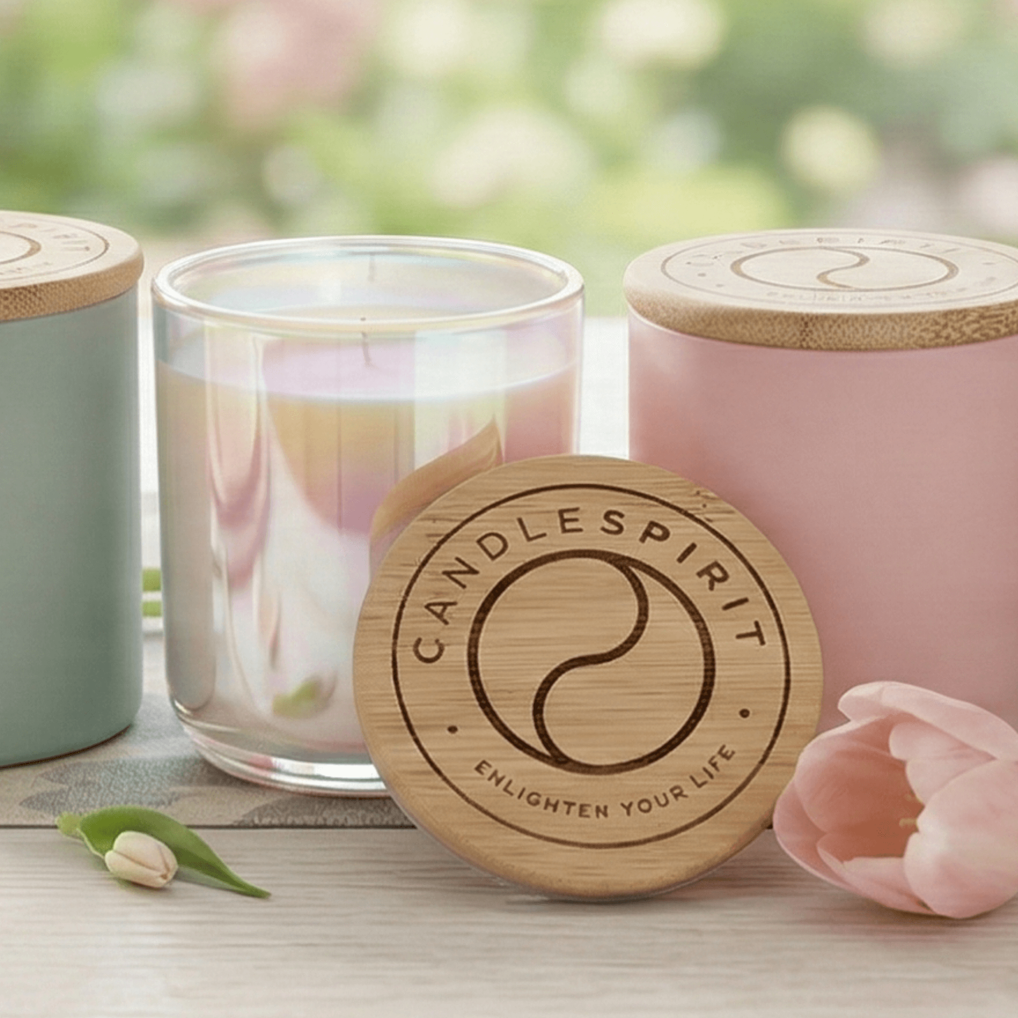 Duftkerze "Shine-JOY OF LIFE" riecht fruchtig-frisch nach Orange & Rosmarin & Audio-Meditation | ca. 45h Brenndauer