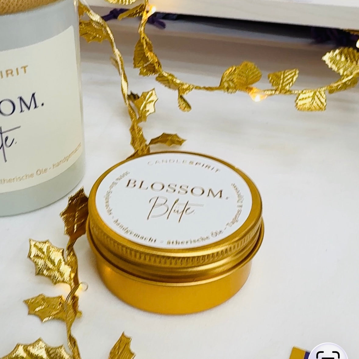 Reise Duftkerze "BLOSSOM" riecht geheimnisvoll-floral & Audio-Meditation | ca. 10h Brenndauer