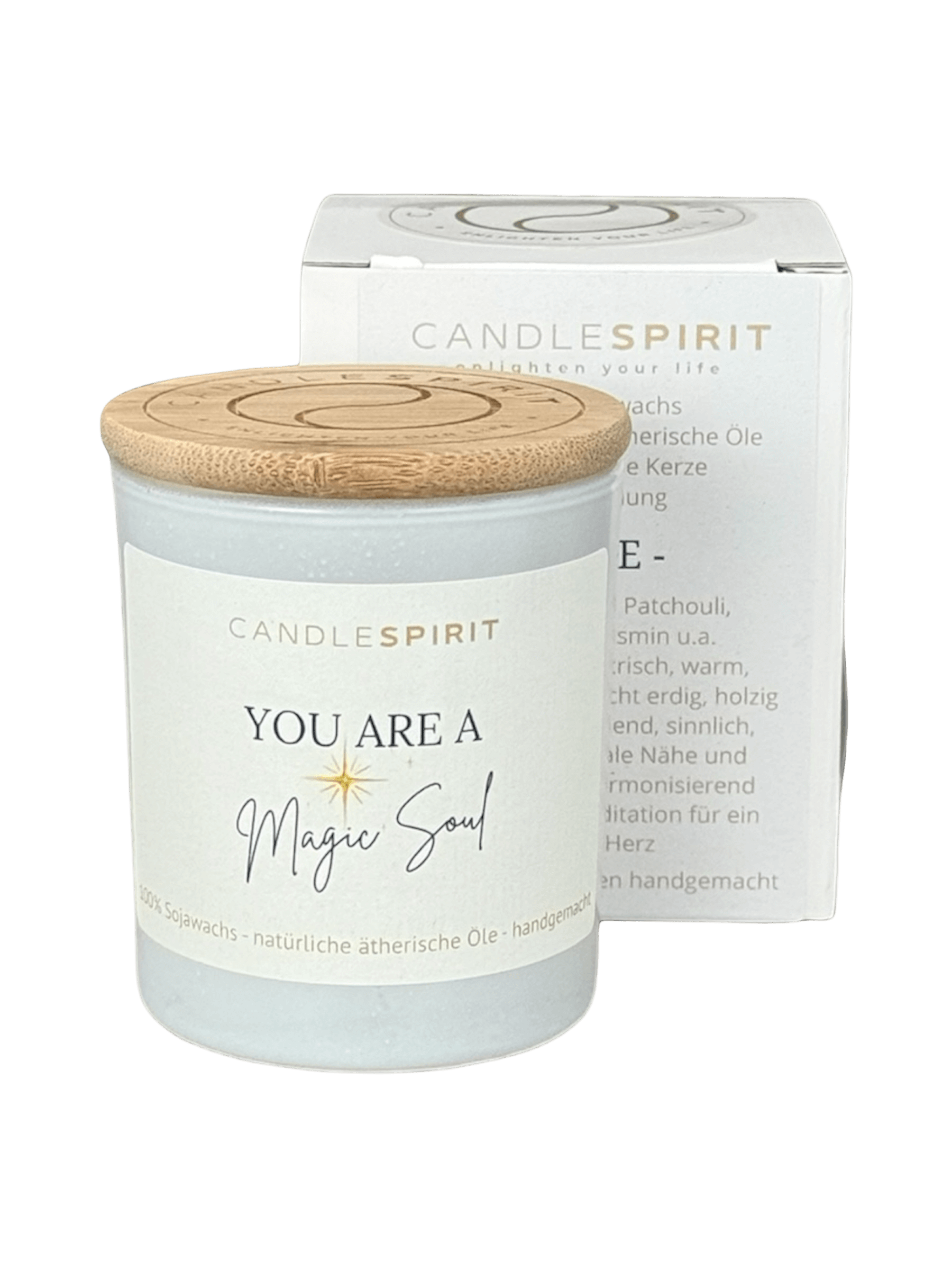 "You are a magic soul" | Aromatherapie Duftkerze mit Audio Meditation