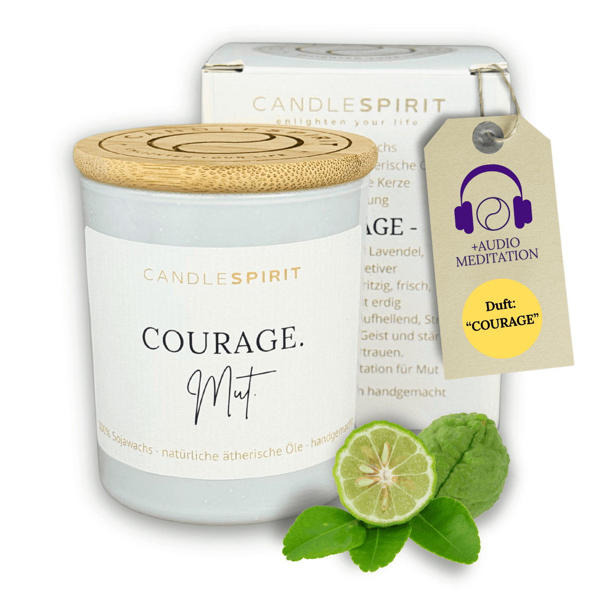 Aroma-Duftkerze "COURAGE. Mut." 3