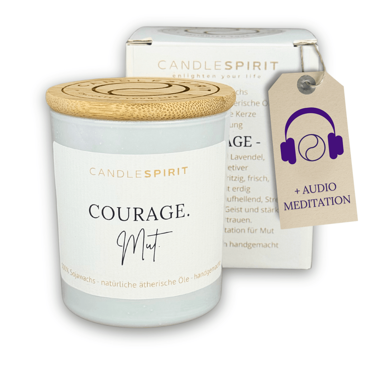 Aroma-Duftkerze "COURAGE. Mut." 2