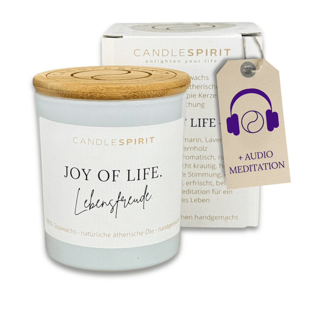 Audio-Duftkerze "JOY OF LIFE. Lebensfreude" 1