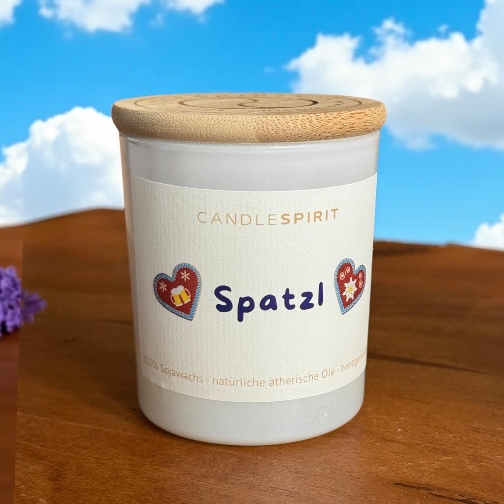 "Spatzl" Oktoberfest Edition | Duft: JOY OF LIFE  | Aromatherapie Duftkerze mit Wiesn Playlist