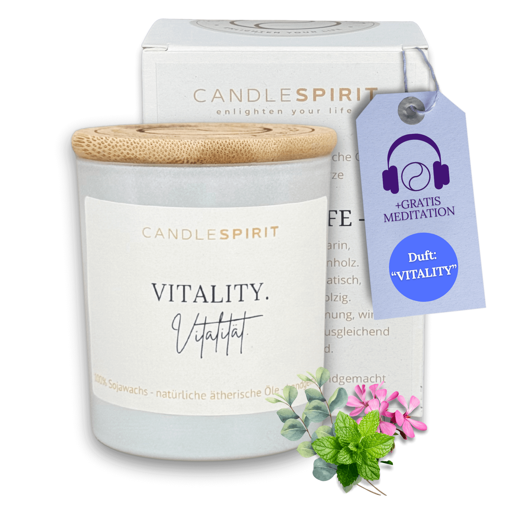 NEU "LOVE" | Mini Ritual Geschenke Set | Aromatherapie Kerze & Motivationskarte