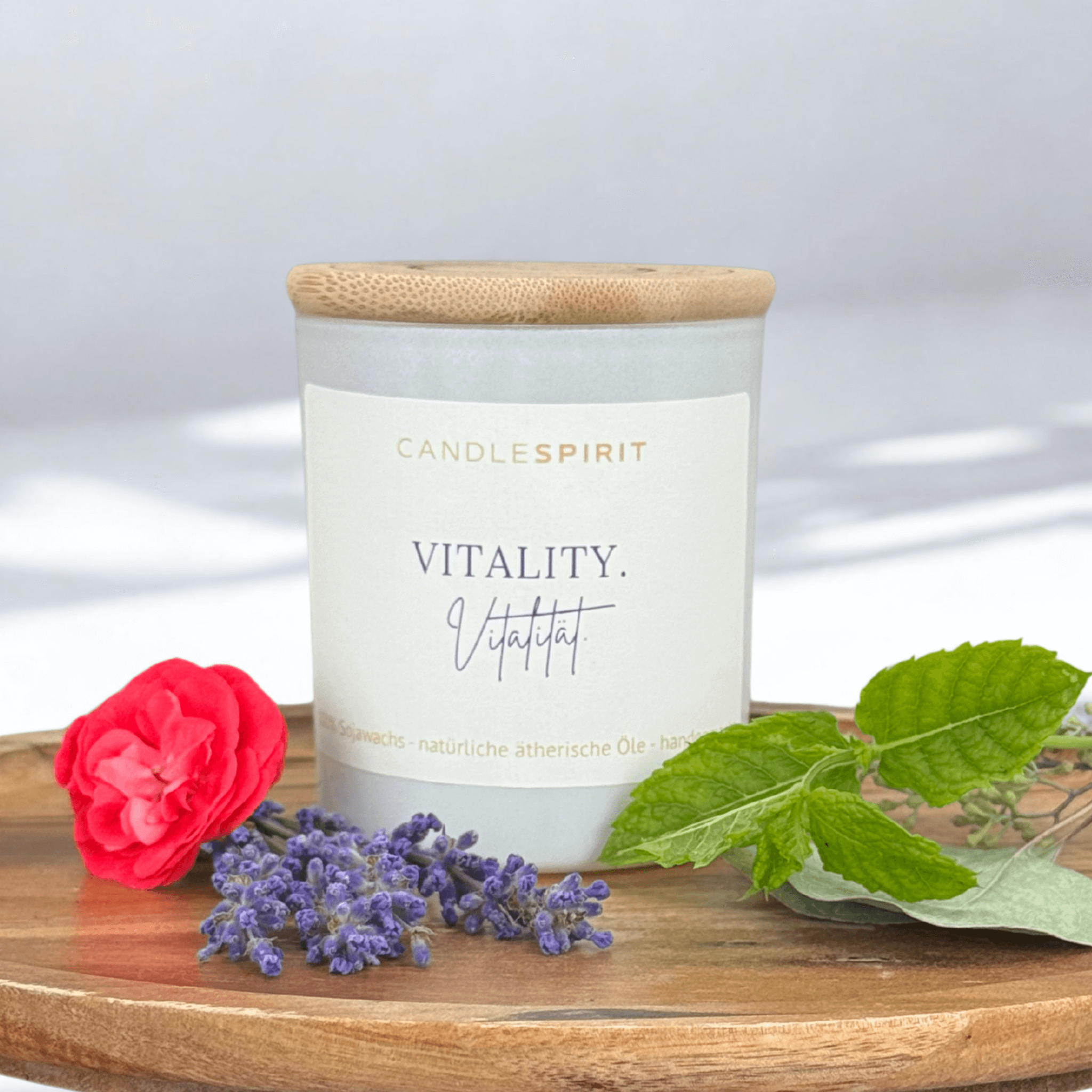 NEU "LOVE" | Mini Ritual Geschenke Set | Aromatherapie Kerze & Motivationskarte