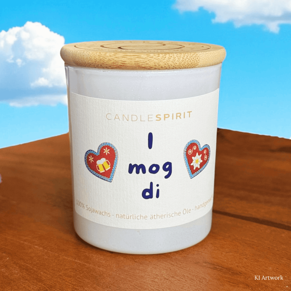 CANDLESPIRIT Audio-Kerze I mog di AI Artwork