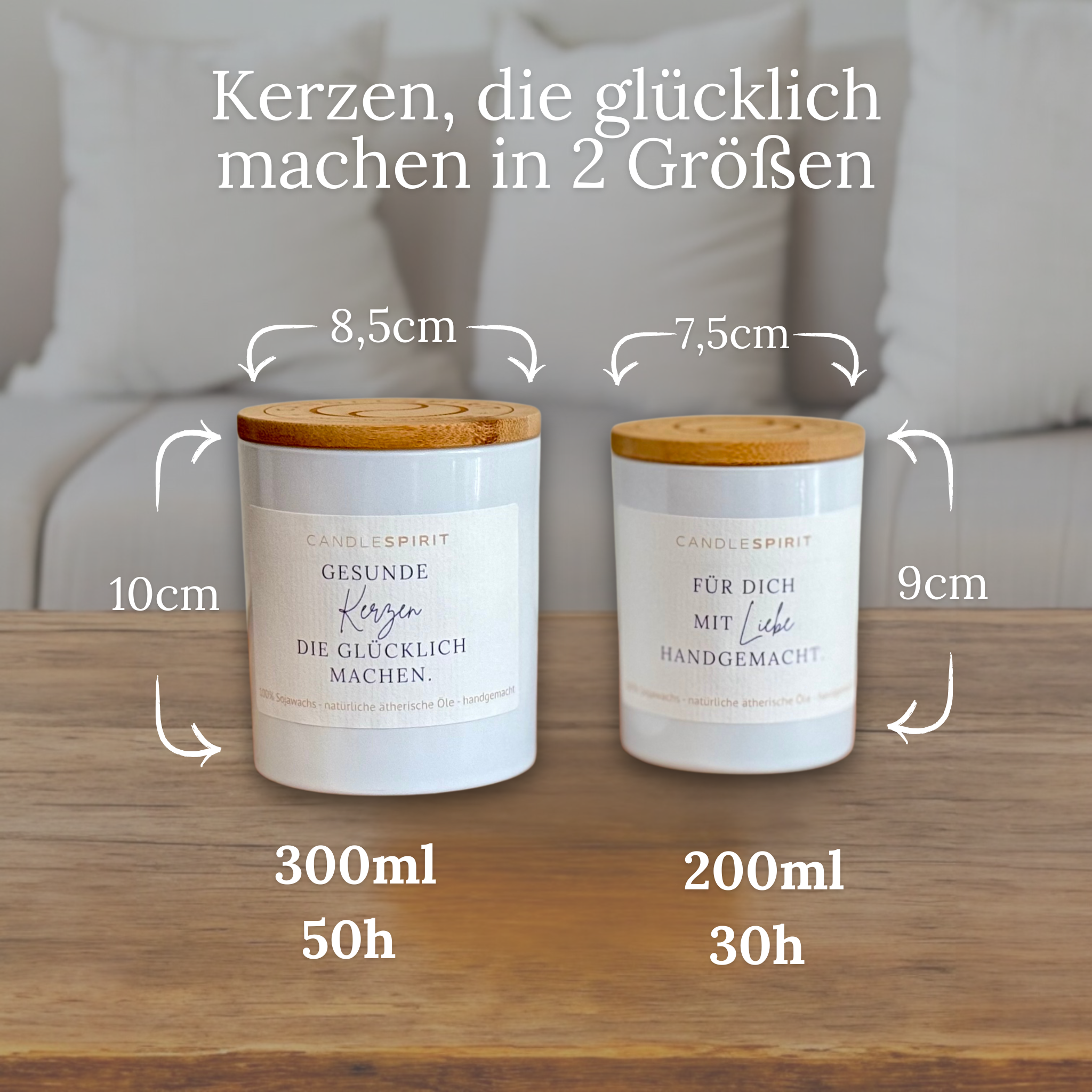 OUTLET – limitierte Edition: Aromatherapie Duftkerze | Duft JOY OF LIFE | Zitat: "Time to Shine!" | Bio-Sojawachs | Gratis Meditation
