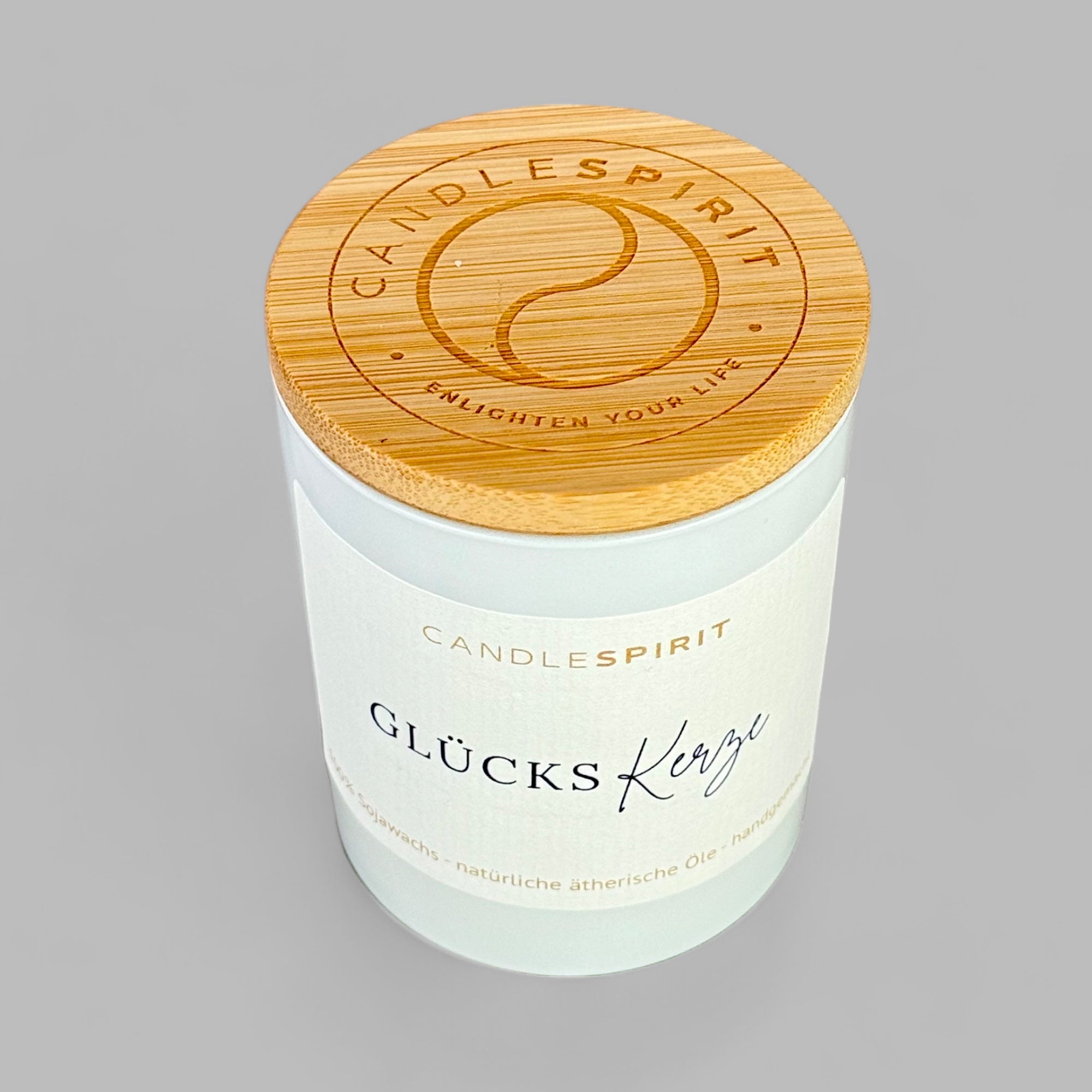 "Glückskerze" | Aromatherapie Duftkerze mit Gratis Meditation